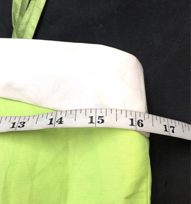 Antonio Melani Women's Lime Green White Cotton Stretch Sheath Dress Sz 4