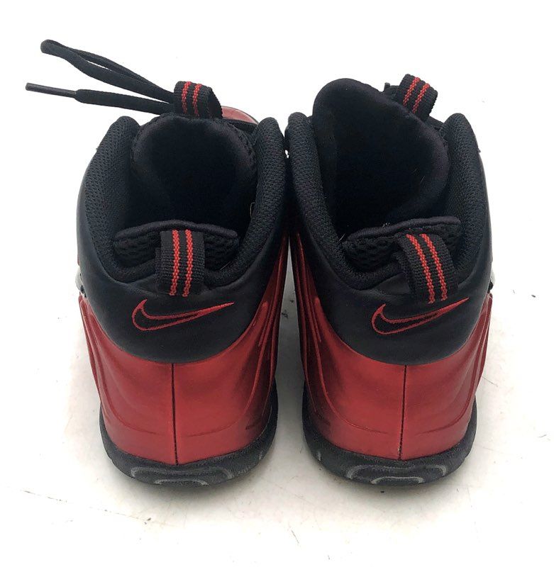 Nike Little Posite Pro University Red Black Basketball Shoes Size 5.5Y