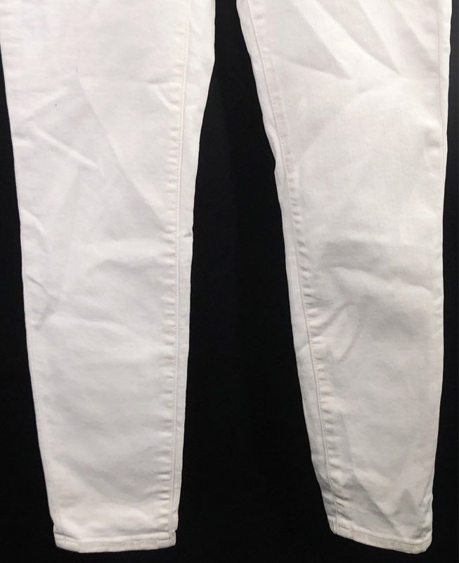 J.Crew Women's High-Rise Skinny Jeans White Stretch Denim NWT Sz 27