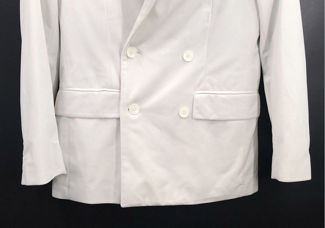 INC International Concepts Men's Off White Double Breasted Blazer XS NWT