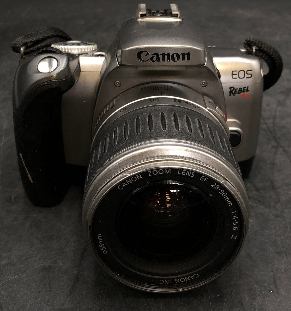 Vintage Canon EOS Rebel T2 35mm Film SLR Camera w/ EF 28-90mm Lens