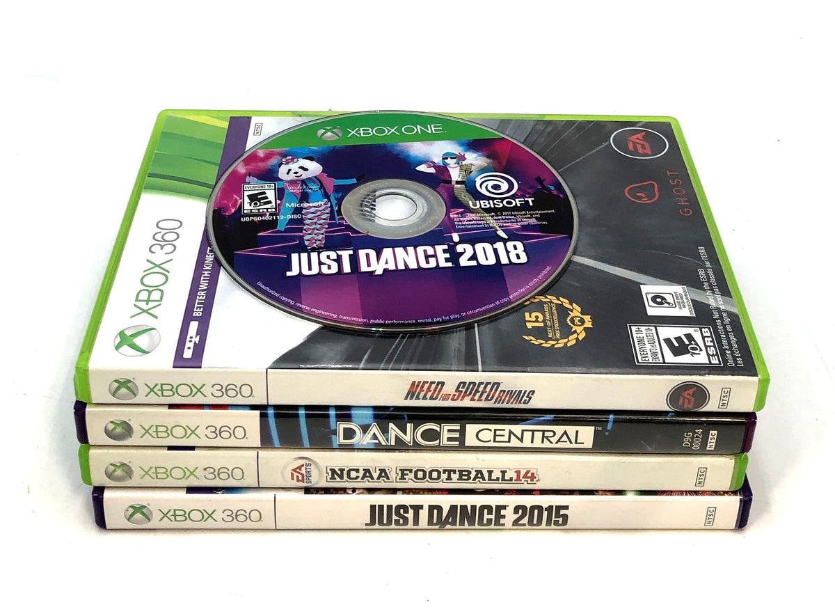 NCAA Football 14 Just Dance 5 Xbox 360 & Xbox One Game Lot