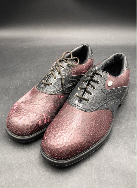 Dexter Men's Red Black Golf Shoes - Size 9.5W