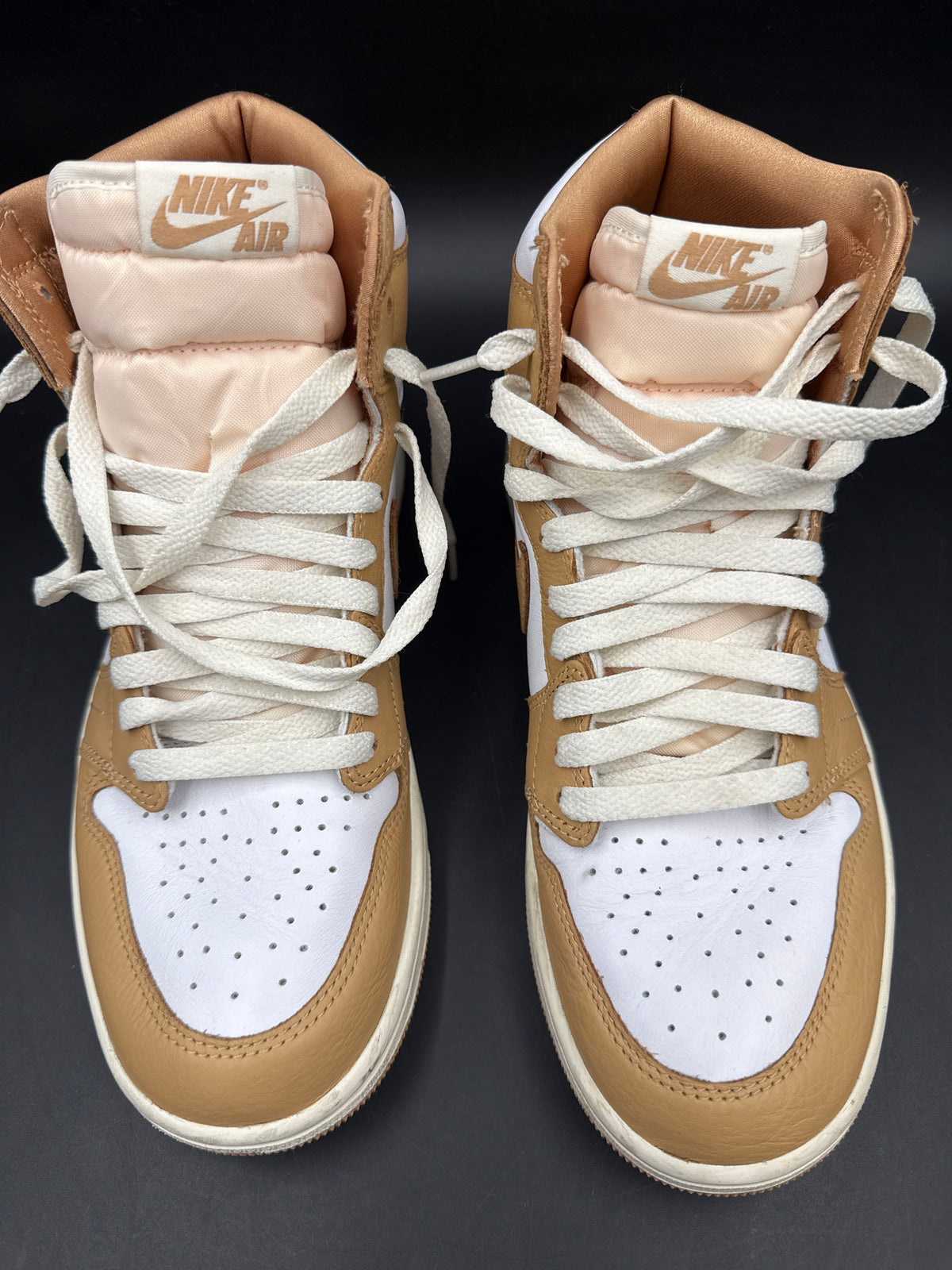Nike Air Jordan 1 Retro High OG Praline Women's Sneakers Size 9.5 COA