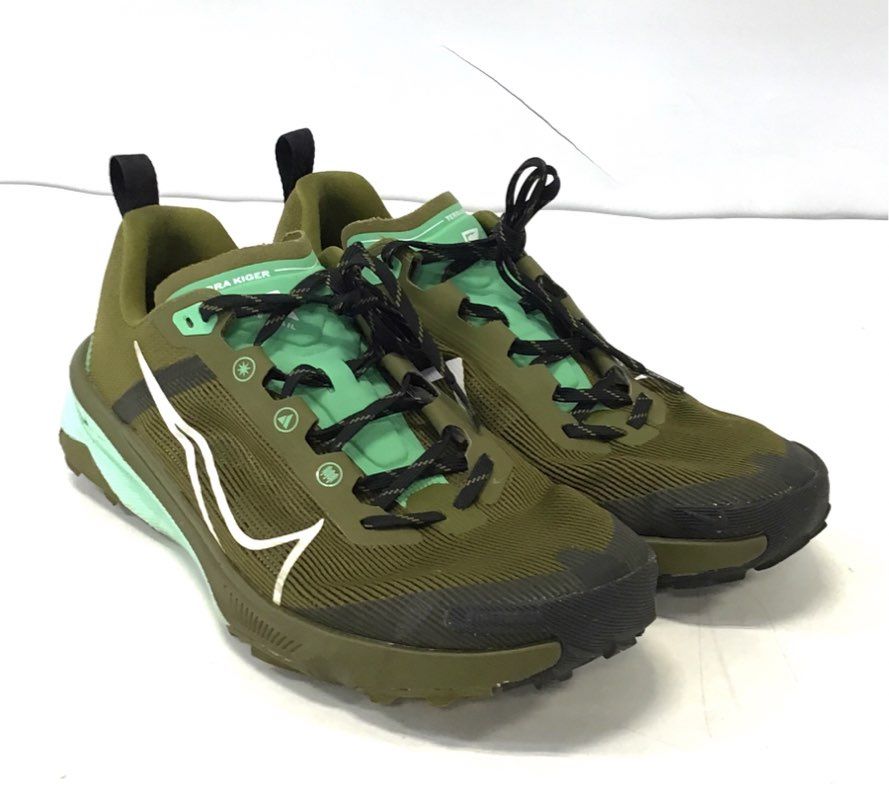 Nike Air Zoom Terra Kiger 8 Olive Mint Trail Running Shoes Men's Size 10.5