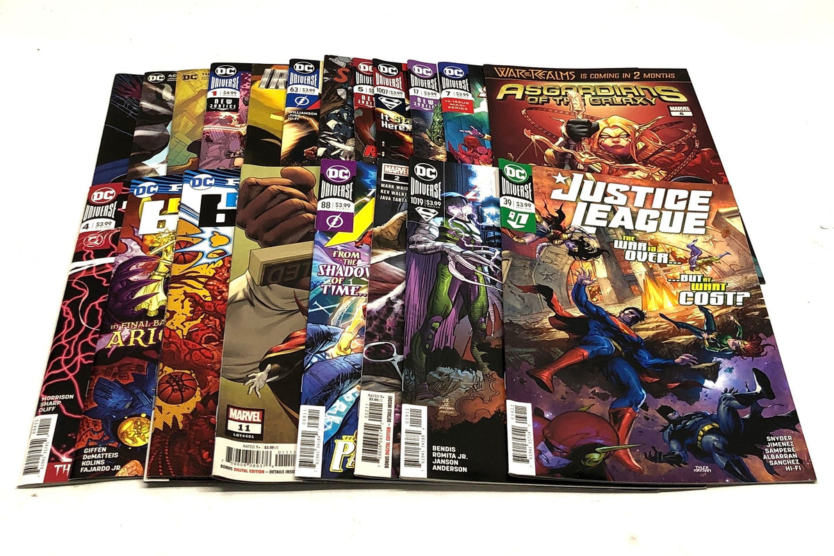 Marvel and DC Comic Book Lot Modern Age Superhero Mixed Titles 20+ Comics