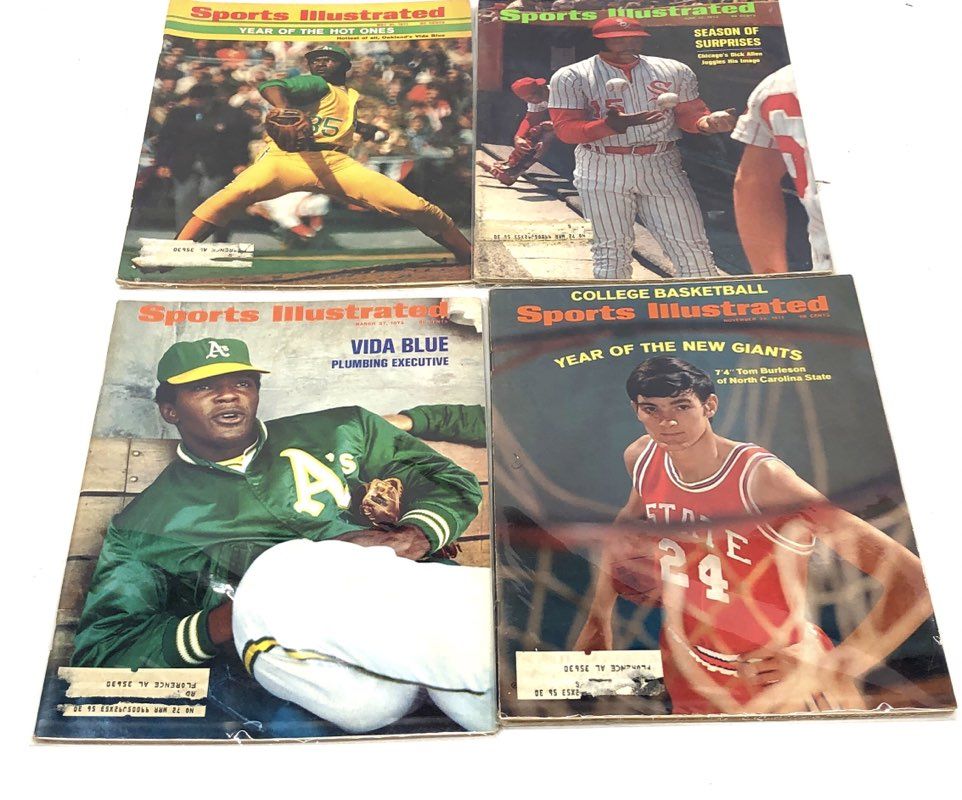 Sports Illustrated Magazine Lot 16 Issues 1970s 1999 Steve McQueen Vida Blue