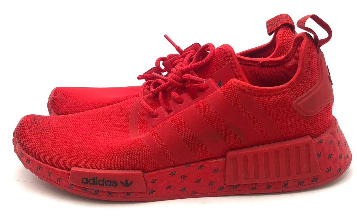 Adidas NMD_R1 Triple Red Trefoil Print Men's Running Sneakers Size 10