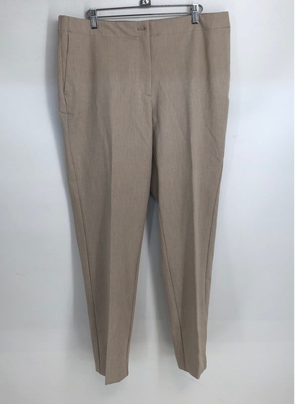 NWT J. Jill Women&#39;s Beige Straight Leg Dress Pants - Size 14