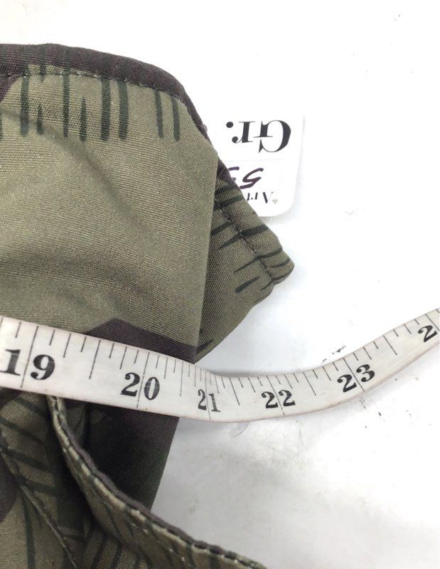 Vintage West German Army Splinter Camo Overpants Suspenders Sz Gr 3