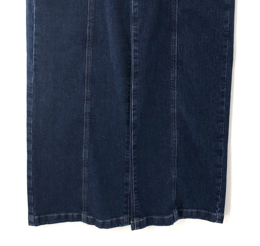 Ética Women's Violette Sailor Pant Jeans Dark Wash High Rise Wide Leg Sz 25 NWT