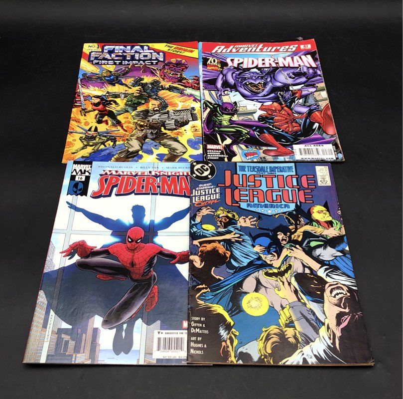 Spider-Man Superman Justice League Comic Book Lot Marvel DC Image 80s-Modern
