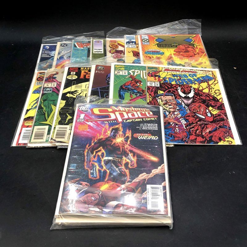 Marvel DC Comic Book Lot 1990s 2000s Spider-Man X-Men Superhero 15 Comics