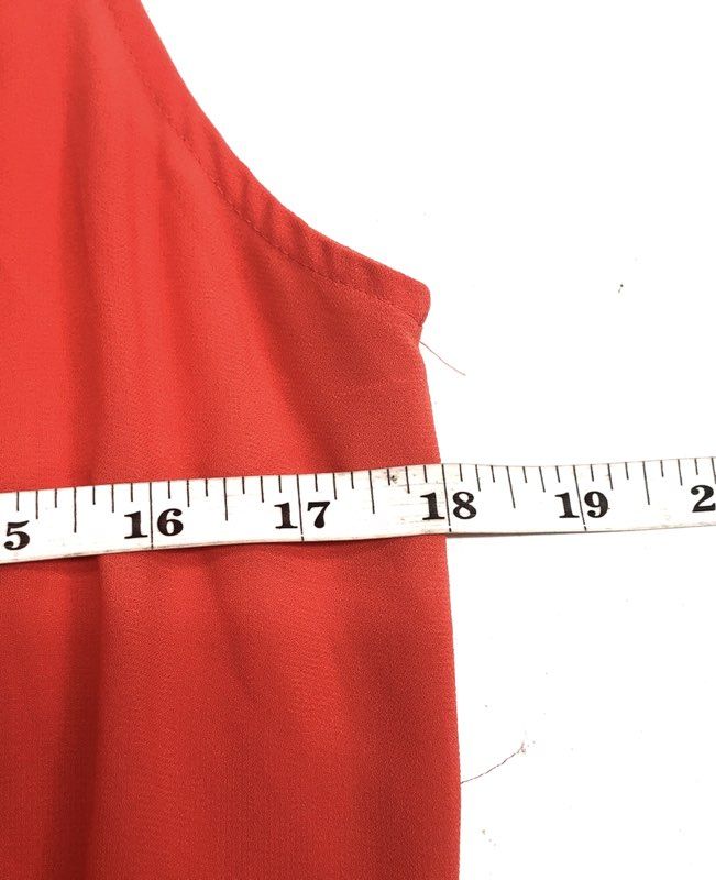 ASTR Women's Coral Surplice Sleeveless Ruffle Hem Tie Back Romper Sz S