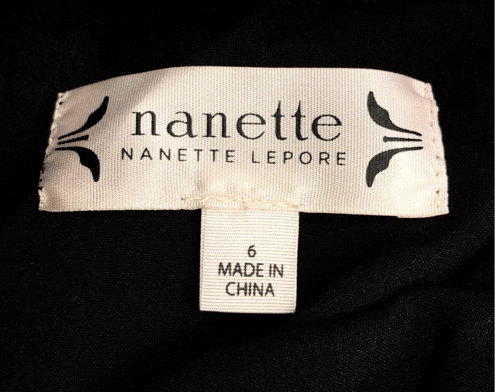Nanette Lepore Women's Countryside Dreams Embroidered Mesh Dress Black NWT 6