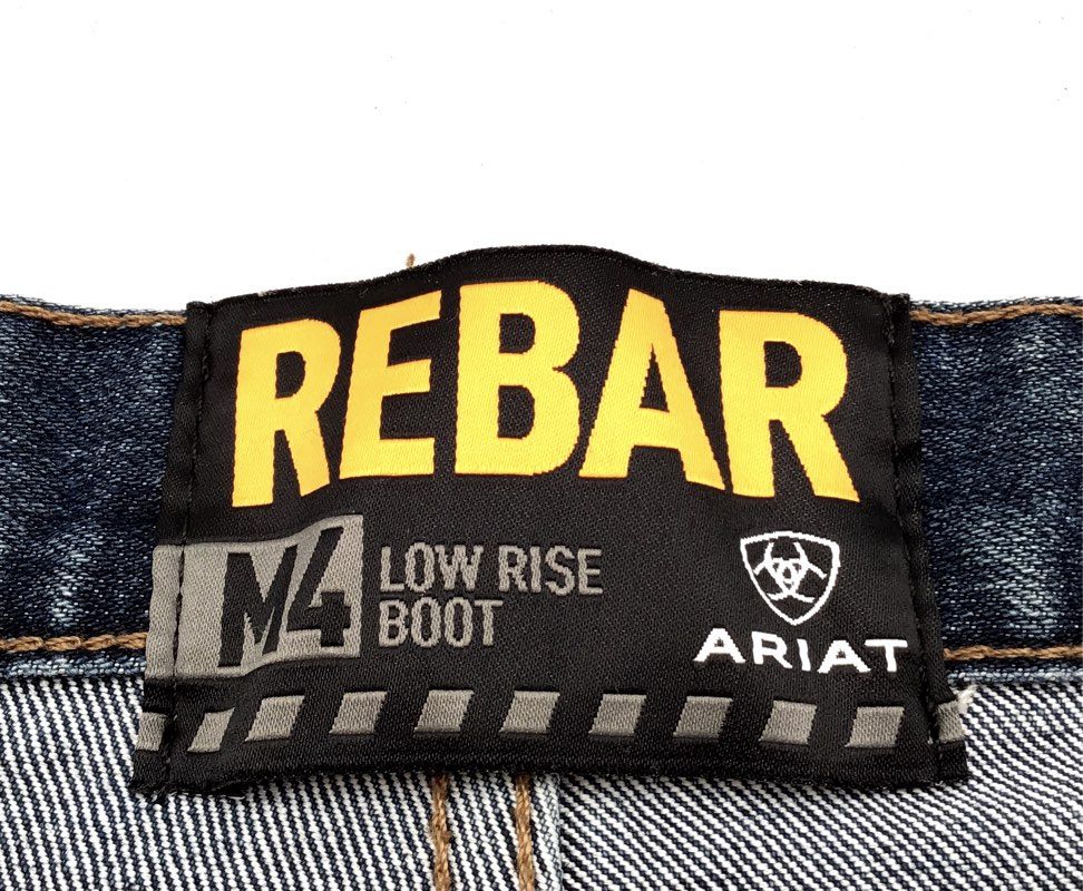 Ariat M4 Rebar Low Rise Bootcut Jeans - Size 38/30