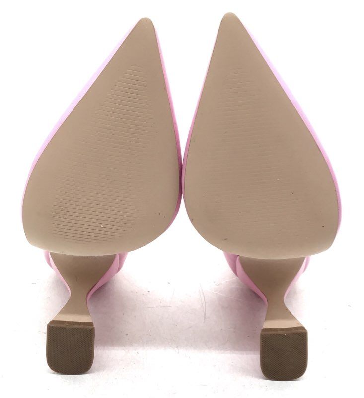 Steve Madden Women's Zippy Pink Leather Pump Heels - Size 7.5M