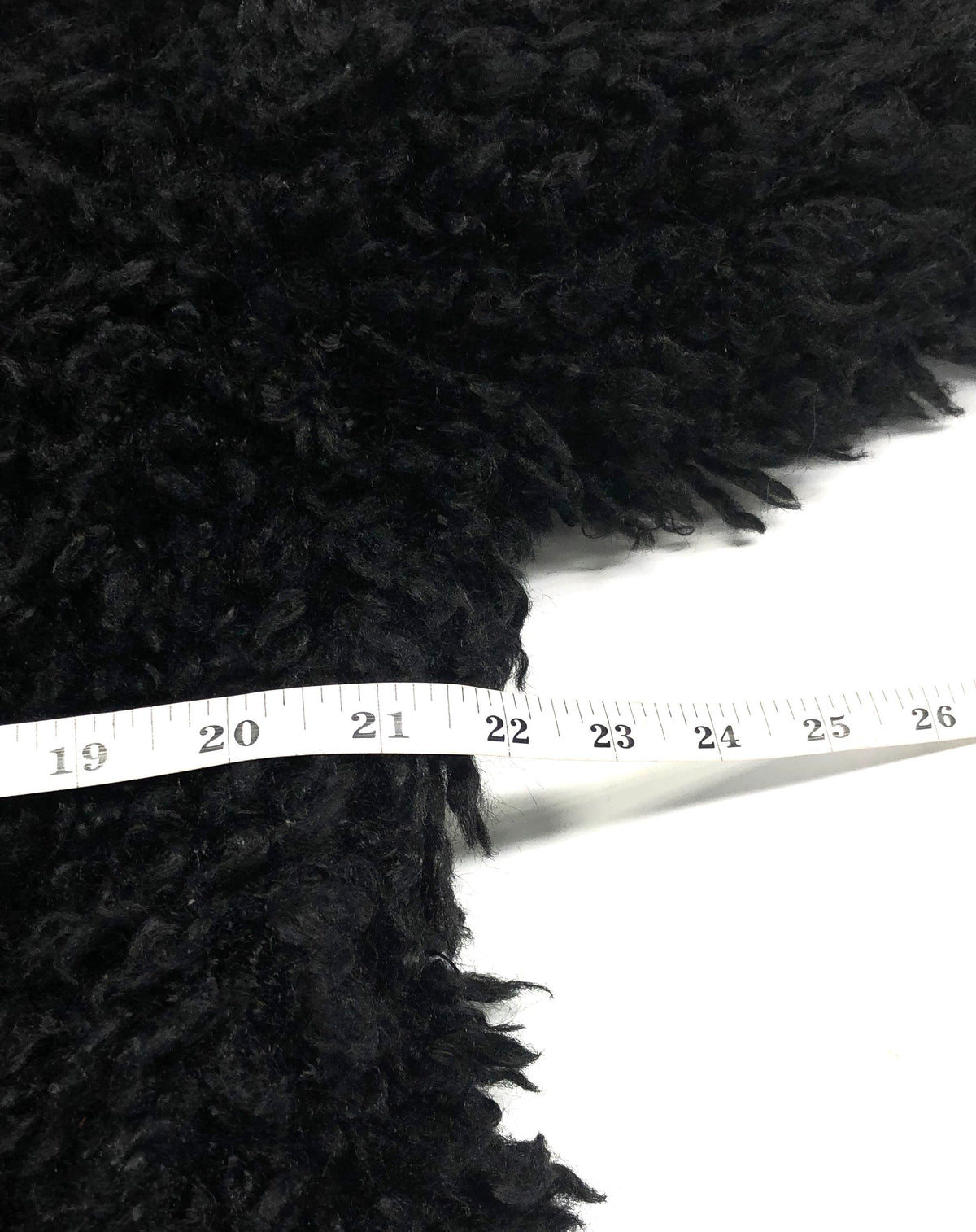 UGG Women's Black Kianna Faux Fur Shaggy Open Front Cropped Jacket Sz L