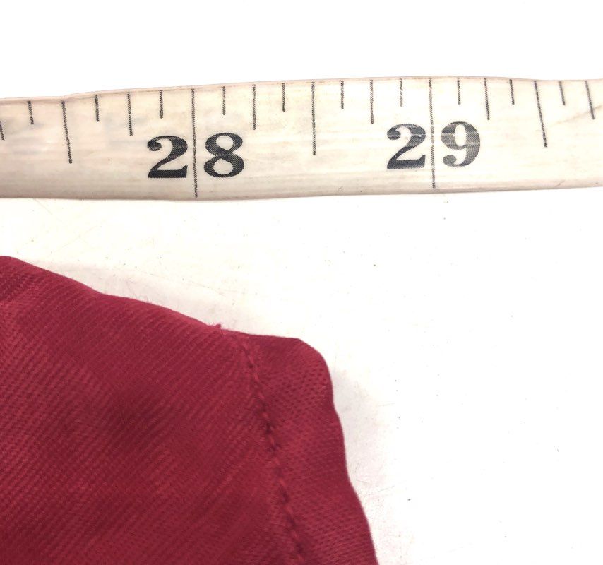 Armani Exchange Women's Red Satin Wide Leg Trousers Pants Size 0