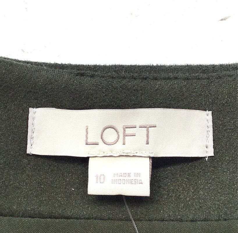 NWT Loft Women's Green Mini Skirt - Size 10