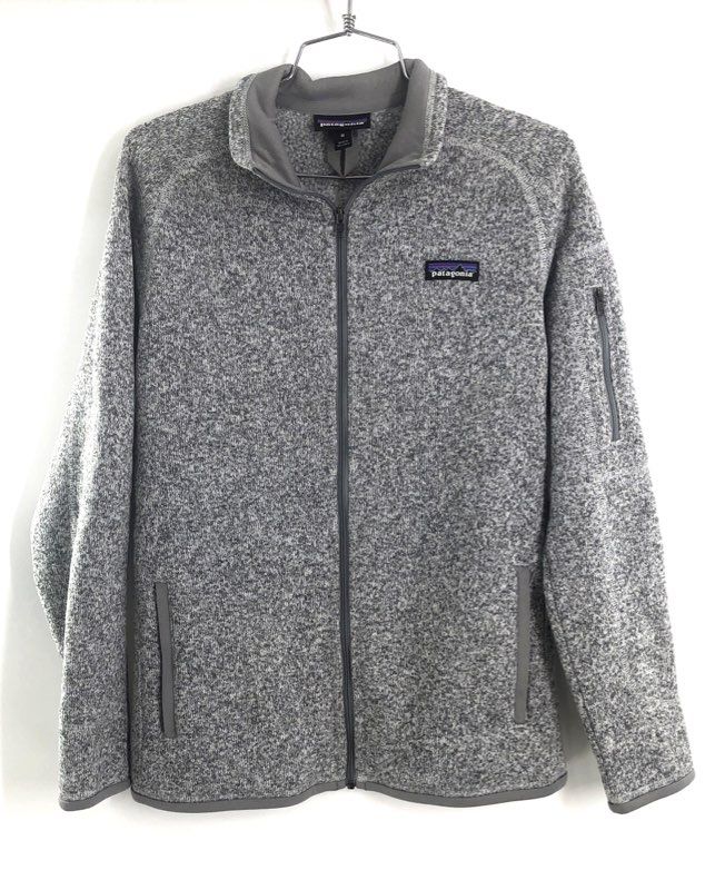 Patagonia Women's Better Sweater Full Zip Fleece Jacket Heather Gray Size M