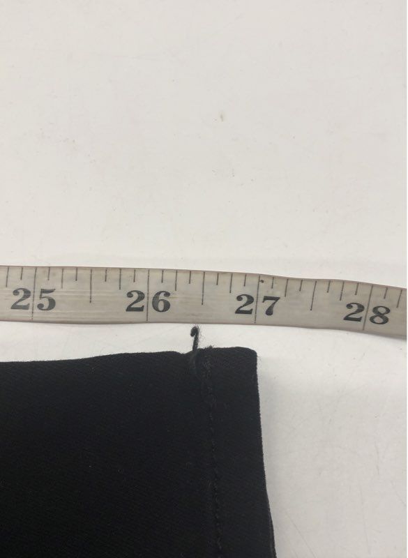 7 For All Mankind Women's Black The Ankle Skinny White Side Stripe Jeans Sz 27