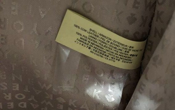 Kate Spade Taupe Pebbled Leather 'Madison' Satchel Bag (+COA)