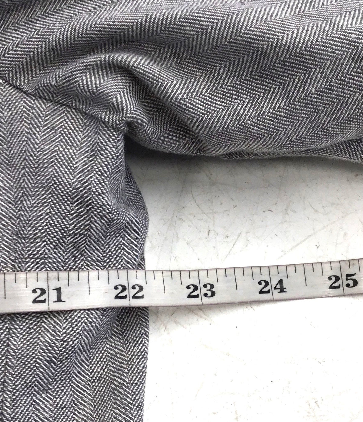 NWT Stafford Men's Gray Herringbone Suit Blazer - 42 Sh