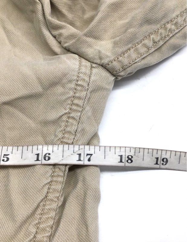 Gap Women's Tan Khaki Lyocell Utility Moto Jacket Asymmetrical Zip Sz XS