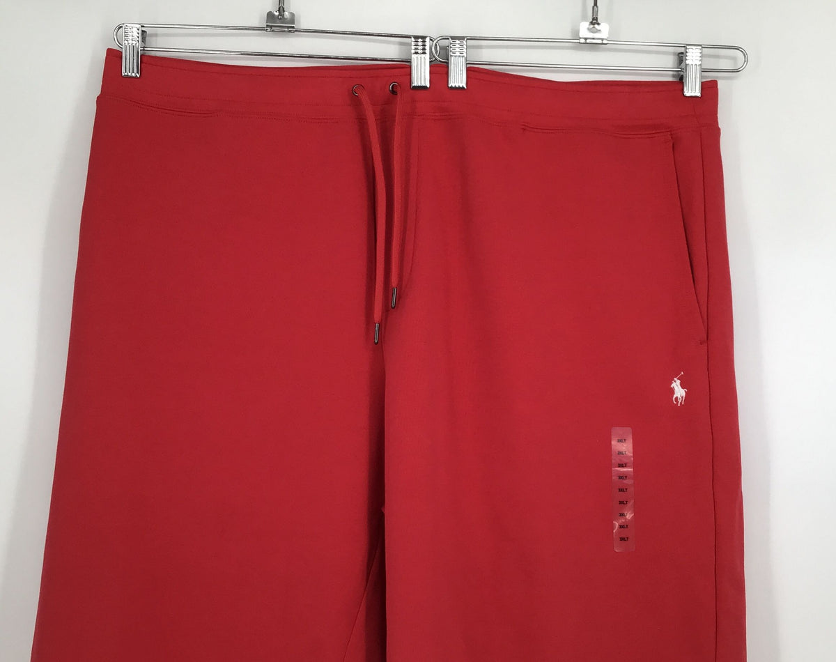 NWT Polo Ralph Lauren Men&#39;s Red Elastic Waist Bermuda Shorts - Size 3XLT