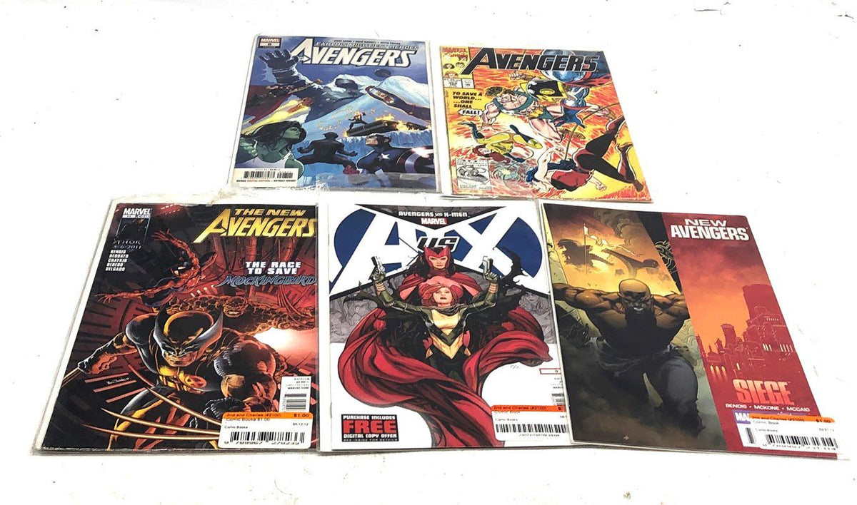 Marvel Avengers Comic Lot Comics Mixed Era Bronze Copper Modern Age