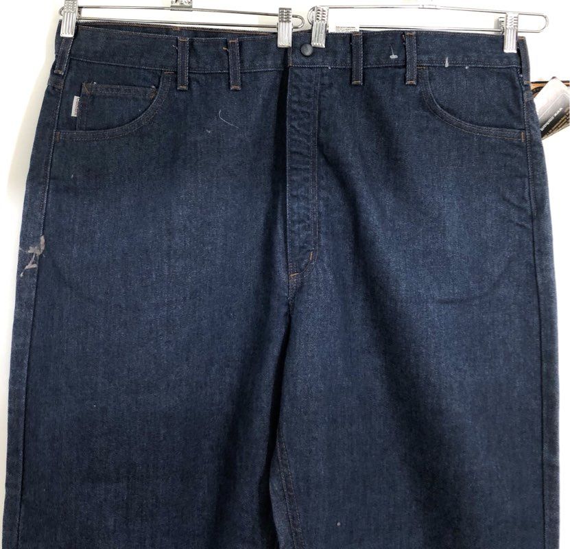Carhartt Men's Flame Resistant FR Jeans Blue Denim Made in USA Sz 46x36 NWT