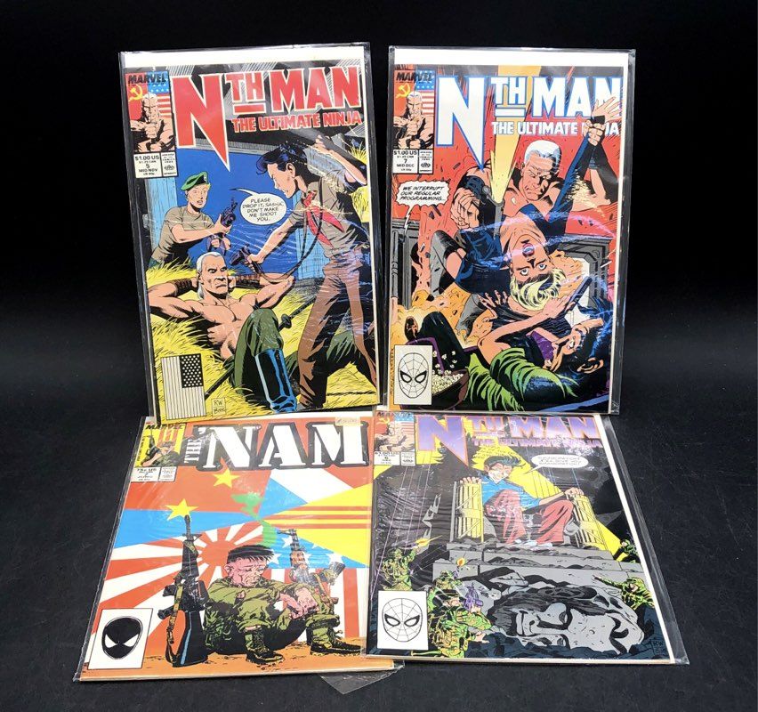 Comic Book Lot Marvel DC 1980s-90s Mixed Superhero War Approx 30 Comics