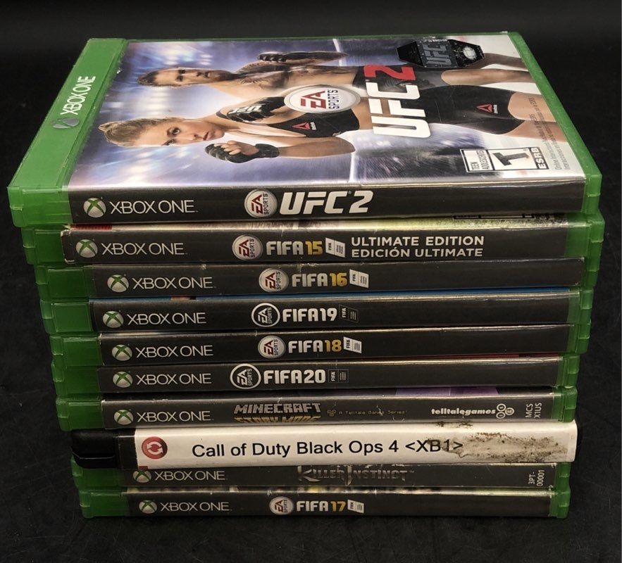 FIFA UFC Minecraft Call of Duty 10 Xbox One Game Lot Sports Action