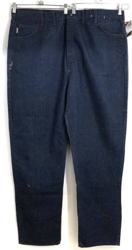 Carhartt Men's Flame Resistant FR Jeans Blue Denim Made in USA Sz 46x36 NWT