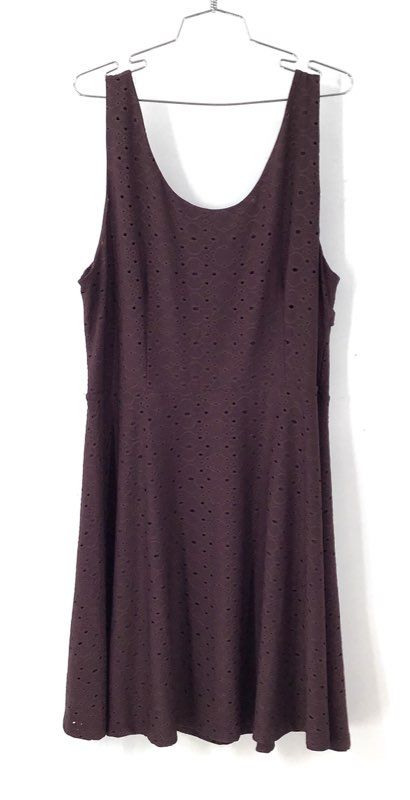 NWT Loft Women's Burgundy A-Line Dress - Size XL