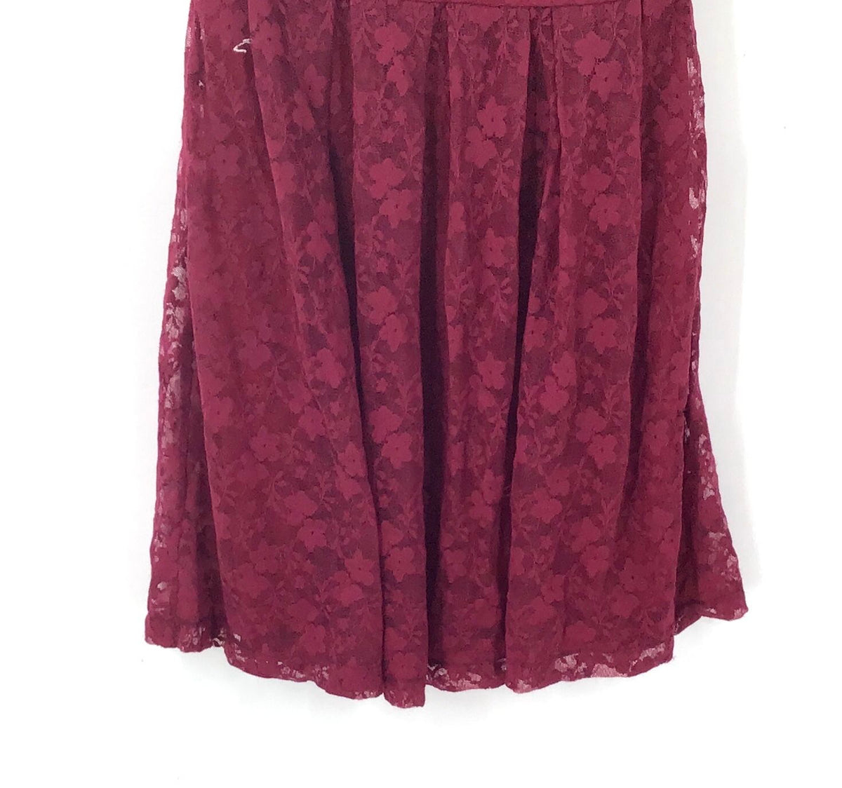 NWT Club Capri Women's Burgundy Floral Fit & Flare Dress - Size 38