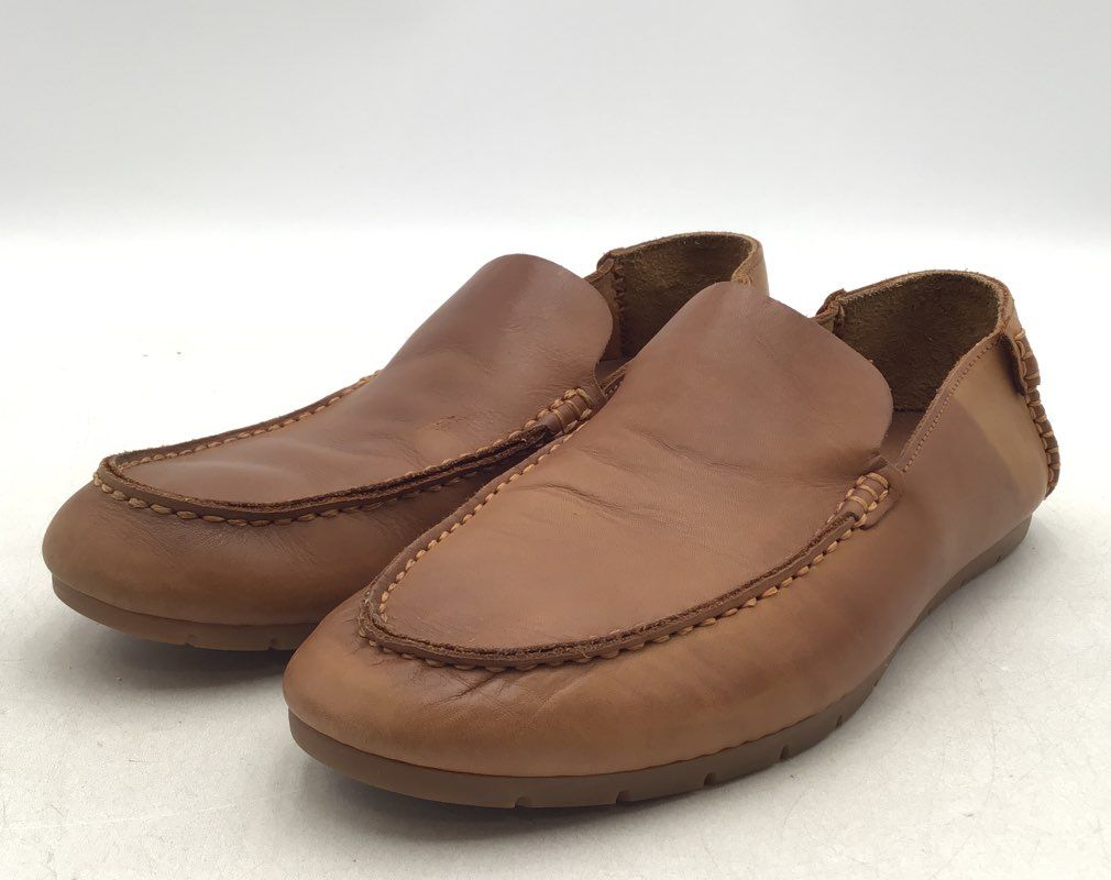 Frye Men&#39;s Brown Leather Slip-On Casual Loafers - Size 9