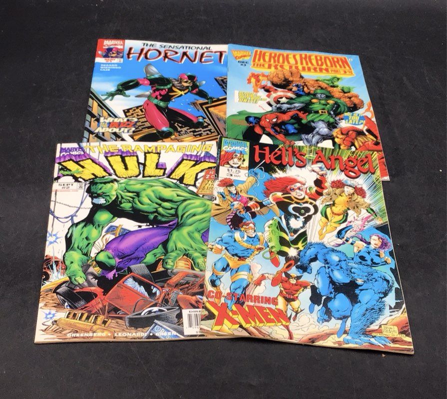 Vintage Marvel Comics Lot of 20 X-Men Punisher Ghost Rider Cable 1990s Era