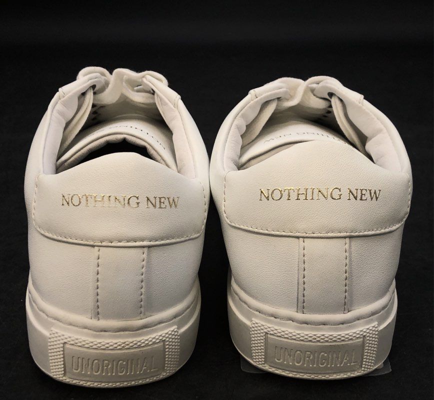 Nothing New W Unoriginal White Low Top Sneaker Sample Womens Size 6.5