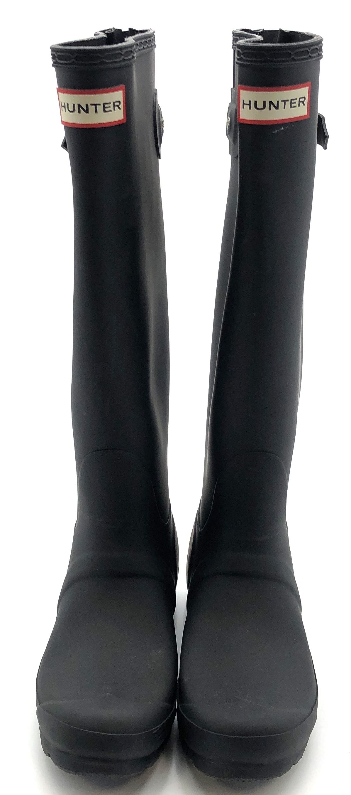 Hunter Original Tall Matte Black Rubber Rain Boots Women's Size 5