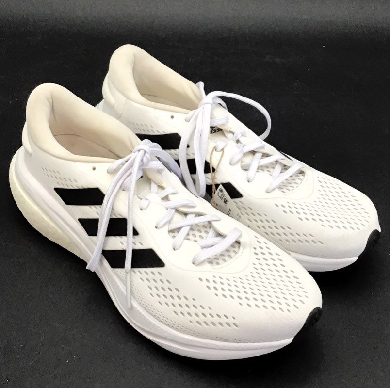 Adidas Men&#39;s Supernova 2 GW9089 White Low-Top Running Shoes - Size 10