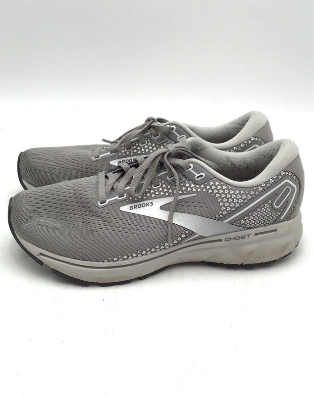 Brooks Women&#39;s Ghost 14 1203561D089 Gray Lace Up Athletic Shoes - Size 9D