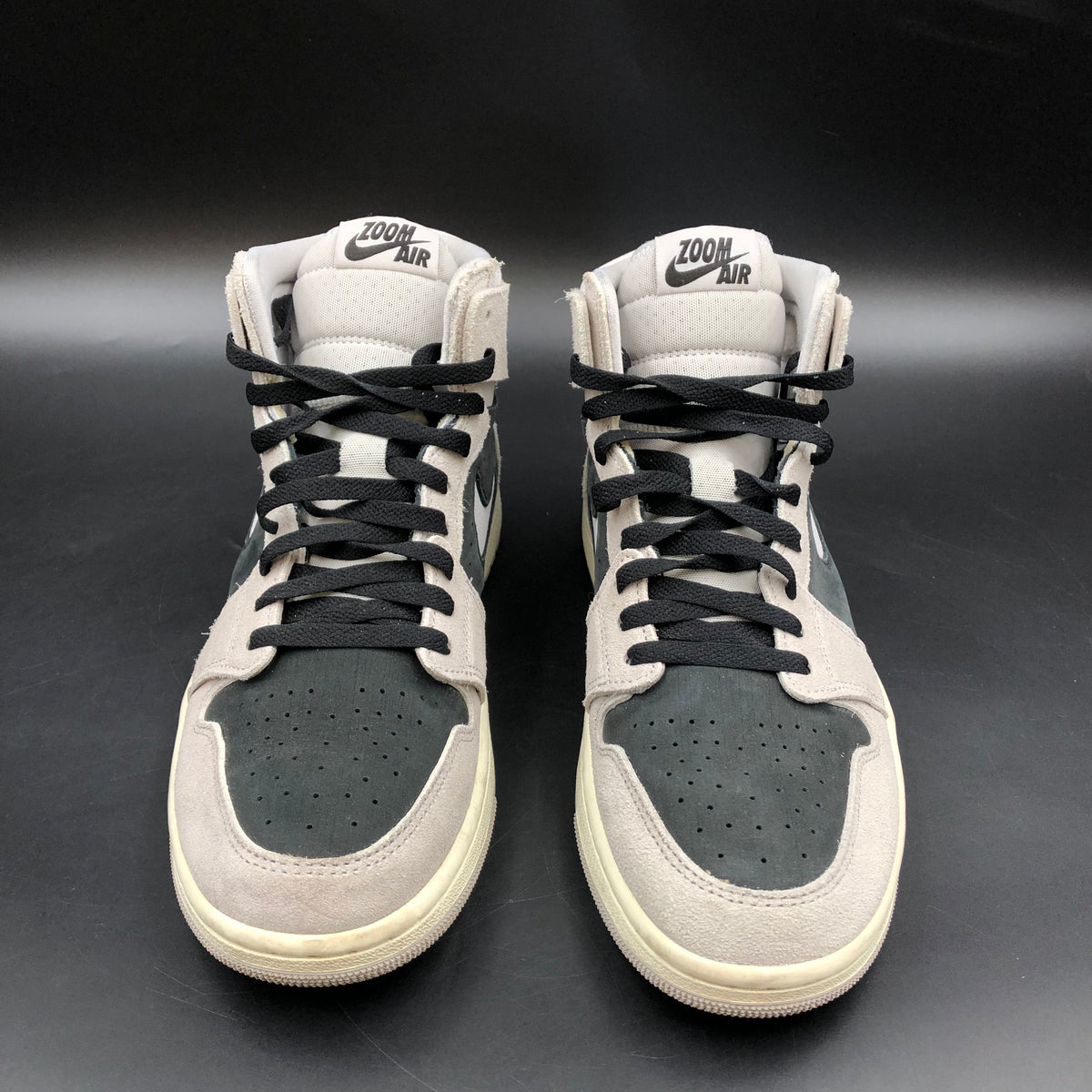 Nike Air Jordan 1 High Zoom CMFT 2 Light Iron Ore Women's Size 10 COA