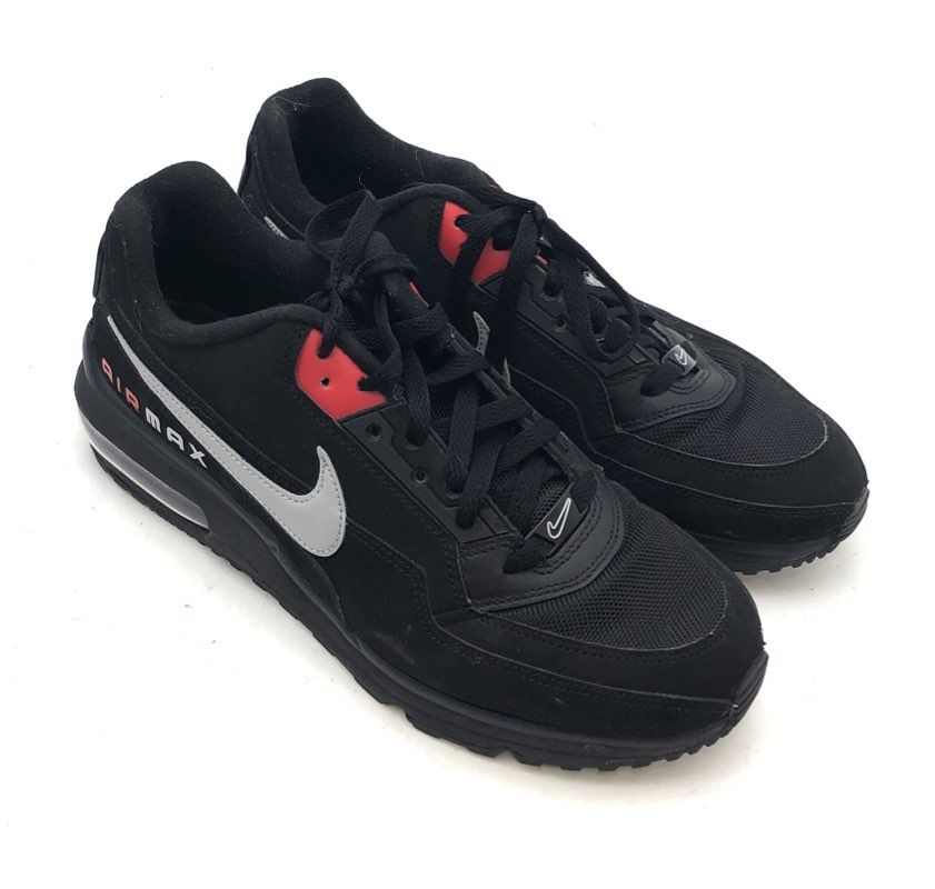 Nike Air Max SC Black Sport Red Silver Men's Running Sneakers Size 9.5