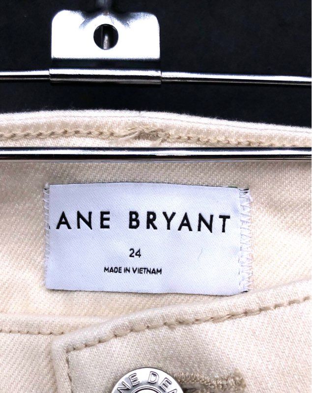 Lane Bryant Women's Cream Repreve Wide Leg Pants NWT Sz 24