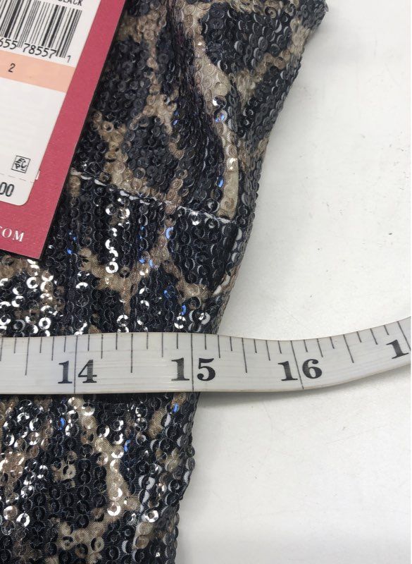Vince Camuto Women's Highland F1 Leopard Sequin Sheath Dress Size 2 NWT