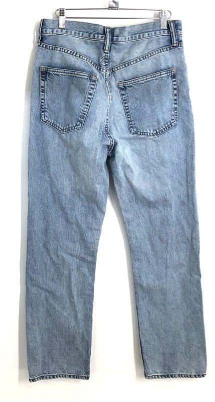 Gap Light Wash Original Straight High Rise Cotton Jeans NWT Sz 28x28