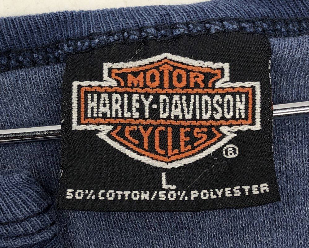 Vintage 90s Harley Davidson Dothan Alabama Long Sleeve T-Shirt Sz L