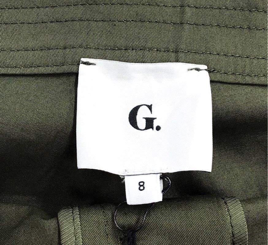 NWT Goop Women's Green Utility Cropped Pants - Size 8